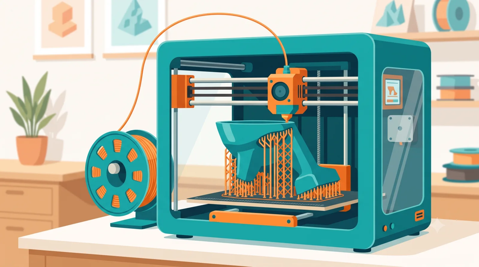 3D Baskıda Destek (Support) Ayarları: Ne Zaman Kullanılır, Nasıl Ayarlanır ve Temiz Sökülür