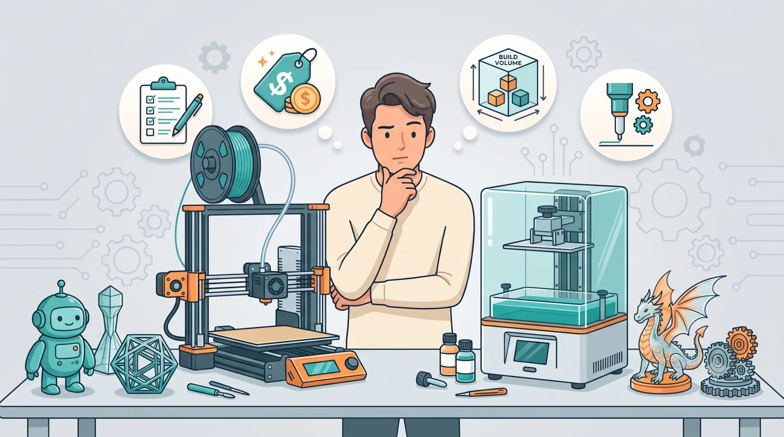 3D Yazıcı Satın Alma Rehberi: Yeni Başlayanlar İçin Hangi Yazıcı?