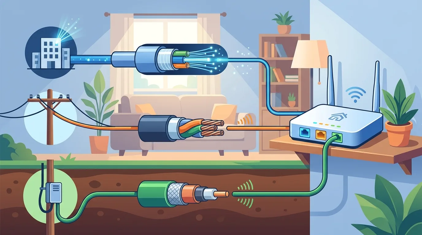 Fiber, VDSL ve Kablo İnternet Farkı: Hangi Bağlantı Size Uygun?