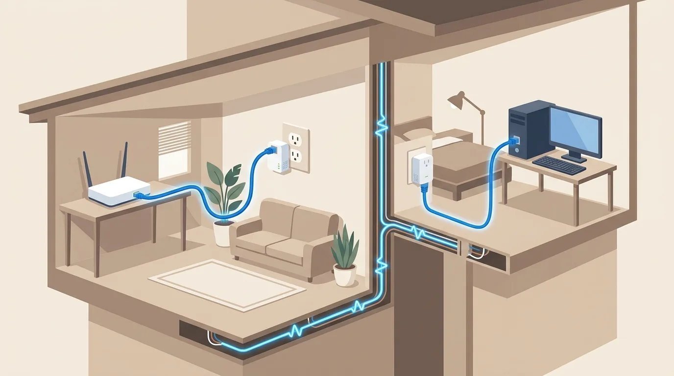 Powerline Adaptör Nedir? Elektrik Hattından İnternet Taşıma Rehberi